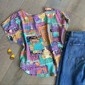Vintage short sleeve top